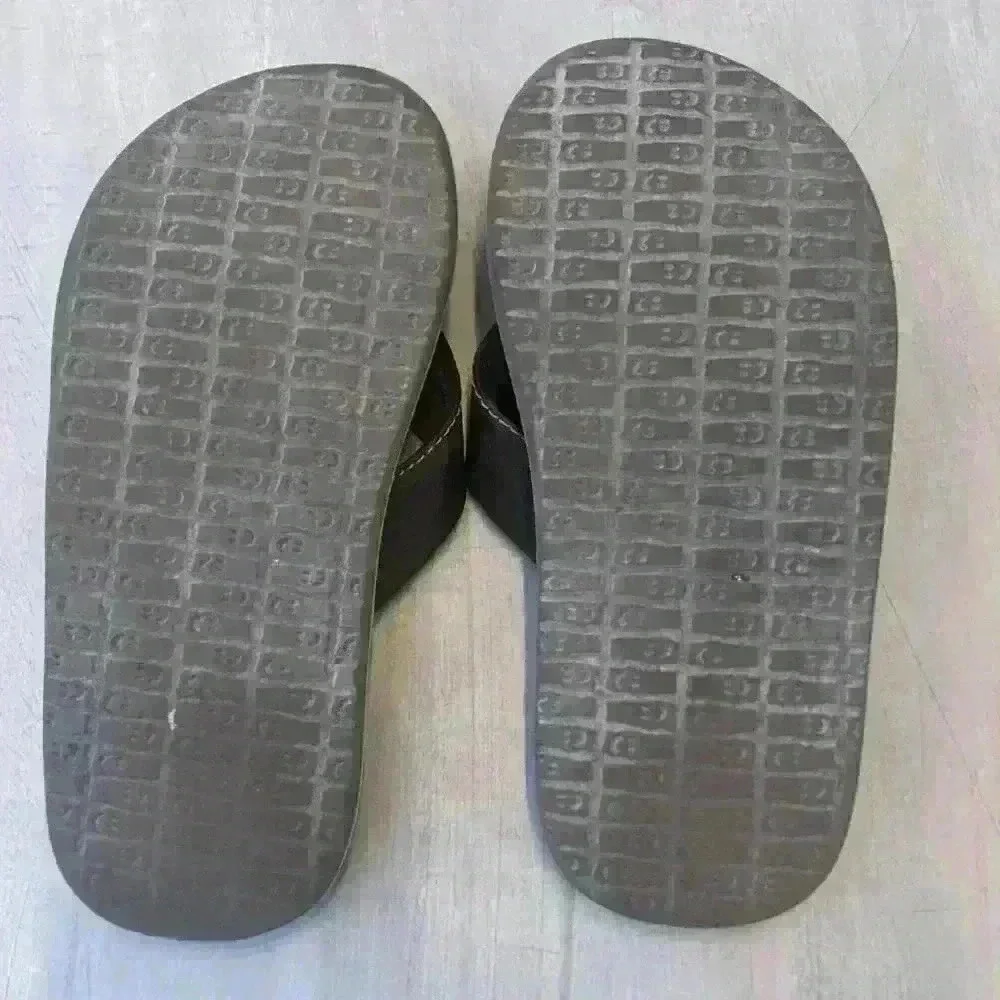 Sanuk Youth Root Beer Cozy Brown Flip Flop Sandals Thongs SZ 13/1